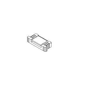 ZIF-Steckverbinder RM 1.0 mm Horizontal Kontakte oben SMD Hhe 3,0mm Schieber