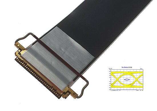 Bild 1 - High Speed LVDS FFC 0.5 mm for IPEX Cabline-VS VSF for 20455