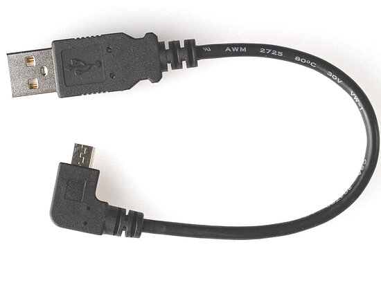 Bild 1 - Cable assembly USB-A male to Micro-USB-B connector molded