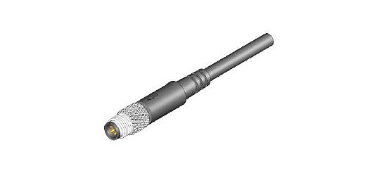 Bild 1 - Cable Assembly with circular Connector M5 male 180° shielded