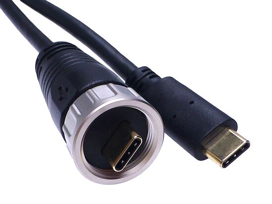 Bild 1 - Cable USB Typ-C IP68 5Gbit/sec. Metal