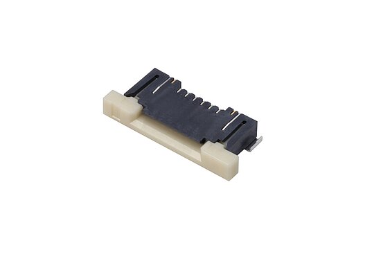 Bild 1 - FFC/FPC Connector 1.0 mm pitch Horizontal upper Contact SMD Height 2,5mm Slider i-Lock