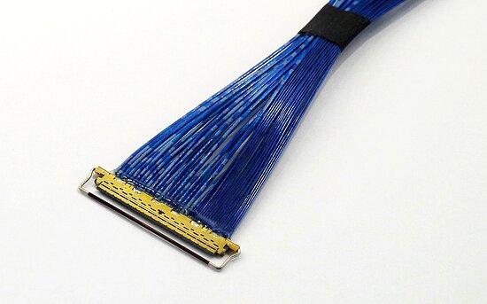 Bild 1 - Cable IPEX Cabline CA 60-60 Pos. TL300mm AWG42 50Ohm 1:n Round Binding RoHS