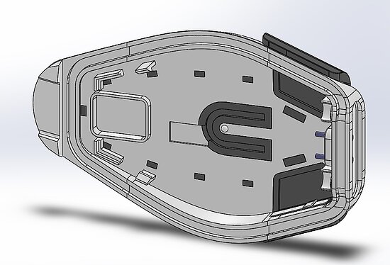 Bild 1 - Shell with integrated connector for mobile device