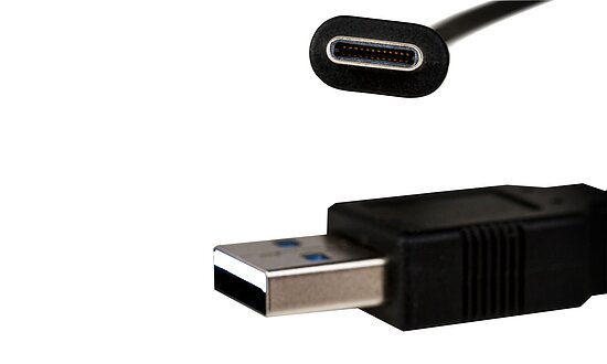 Bild 1 - Typ-C-USB-A Adapterkabel USB-A-m nach Typ-C-m USB2.0 480Mbit 15W max. 3.000mm