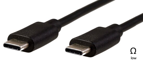 Bild 1 - USB-Typ-C Cable USB3.1 or USB3.2 up to 20Gbit/Sec. Low DC-Resistance