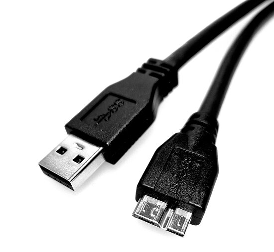 Bild 1 - USB3.0-Cable USB-A-m to USB-Micro-B USB3.0 5Gbit 15W max. 5.000mm - cutom made