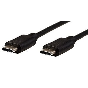 Type-C-Cable Type-C to C -  USB 3.2 Gen1 -  5Gbit/sec - Alt Mode 4K/60Hz - 3A/20V/60W - E-Mark - max Length 1.750mm RoHS/REACH