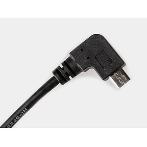 Cable assembly Micro-USB-B male angled molded