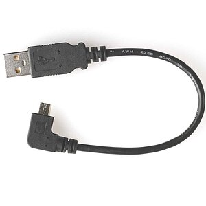 Cable assembly USB-A male to Micro-USB-B connector molded