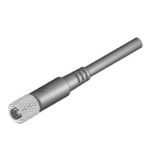 Cable Assembly with circular Connector M5 female 180° shielded