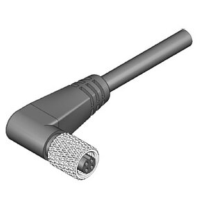 Cable Assembly with circular Connector M5 female 90° w/o shield