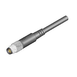 Cable Assembly with circular Connector M5 male 180° w/o shield