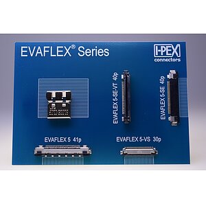 FFC/FPC-Connector Evaflex 5-SE-GHT 0,5mm horizontal Pitch with GND -40..+125°C