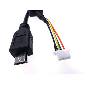 Kabel USB 2.0 Micro-USB auf gecrimpten Steckverbinder