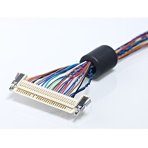 LVDS Display Cable with  JAE FI-X wires and Ferrite