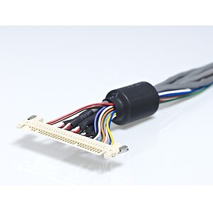 LVDS Displaykabel mit JAE- FI-X Coaxial Wires 75 Ohm