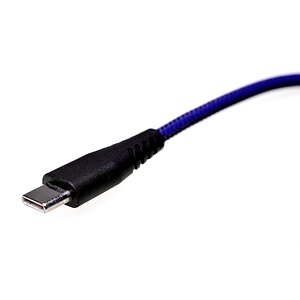 Typ-C-Kabel mit Textilmantel Typ-C-m nach Typ-C-m USB3.2 5Gbit 60W