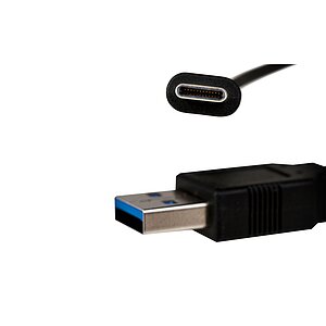 Typ-C-USB-A Adapterkabel USB-A-m nach Typ-C-m USB3.2 10Gbit 15W max. 1.000mm