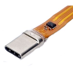 USB-Type-C on Flex-PCB Type-C to Type-C USB4 + Thunderbolt 20Gbit 100W max. 1.000mm